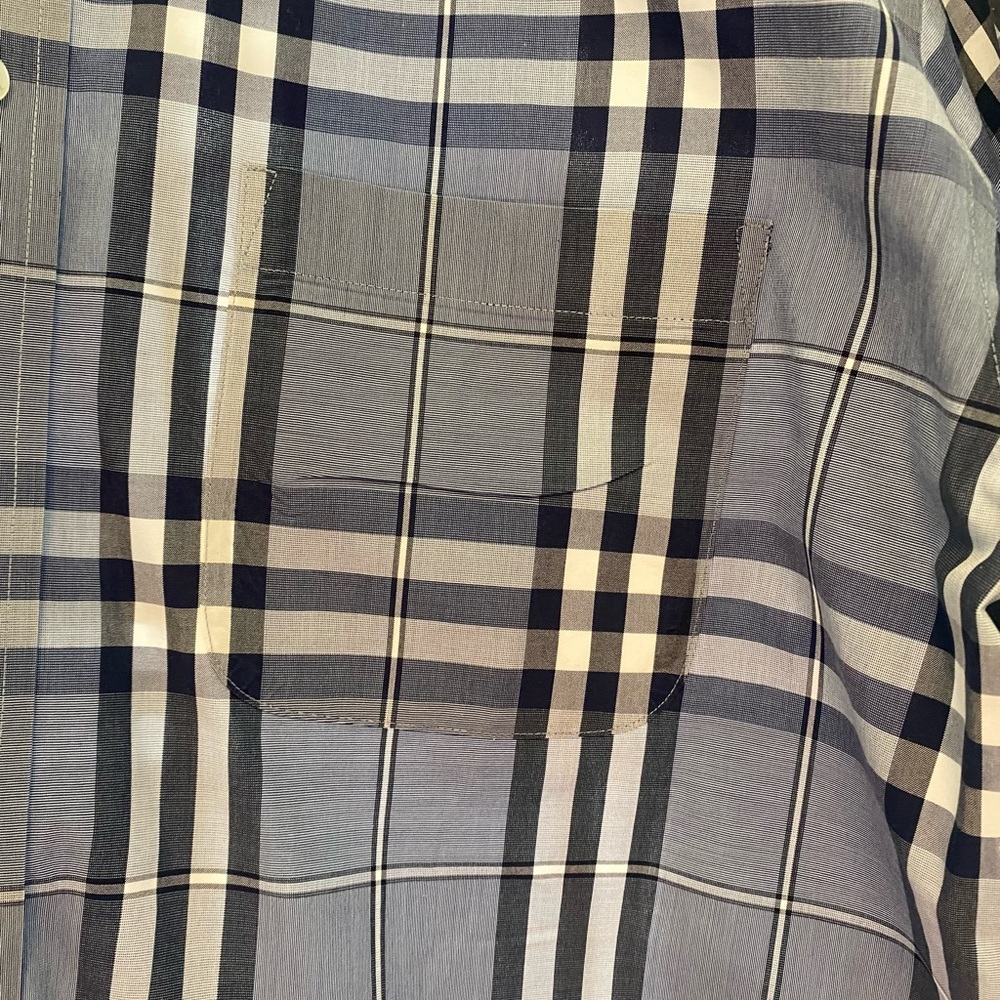 Daniel Cremieux Men's Blue Plaid Shirt - Picture 3 of 8